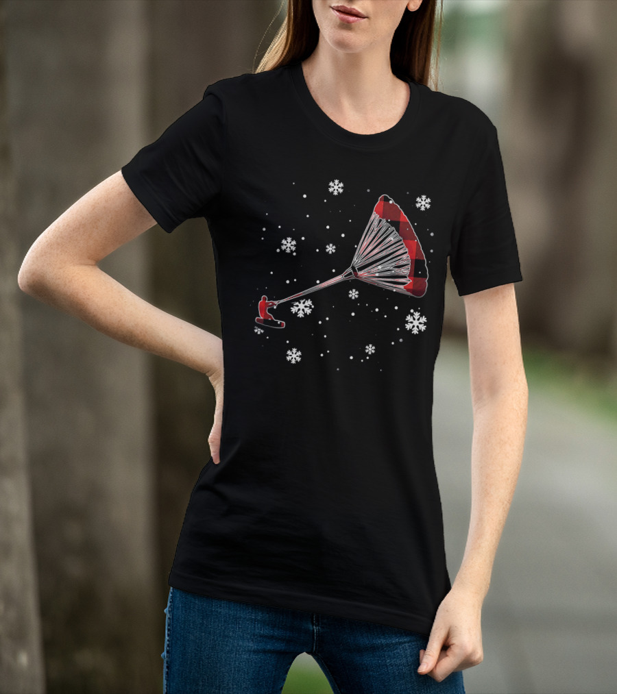 Snowflake Kiteboarding Plaid Adventures T-Shirt