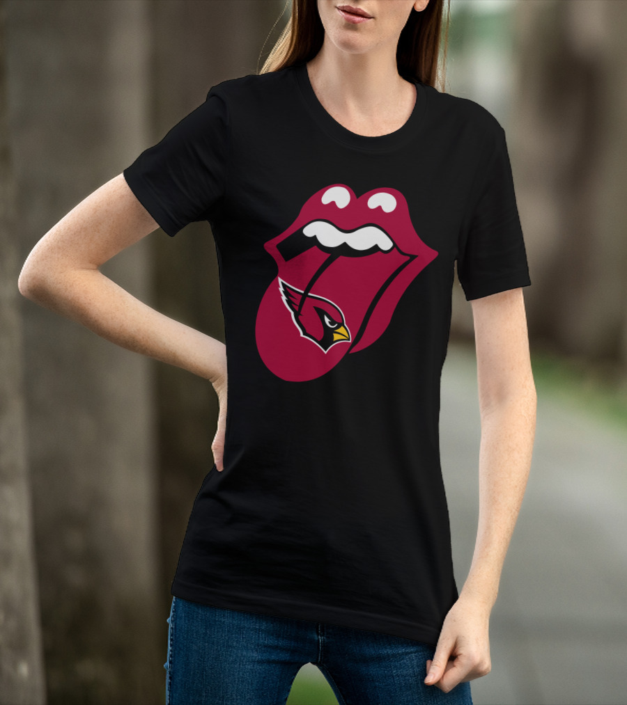 Arizona Cardinals Logo Tongue Icon T-Shirt