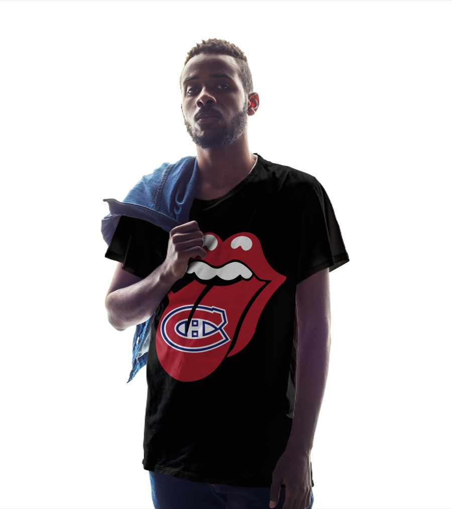 Montreal Canadiens Logo With Iconic Tongue And Lips T-Shirt